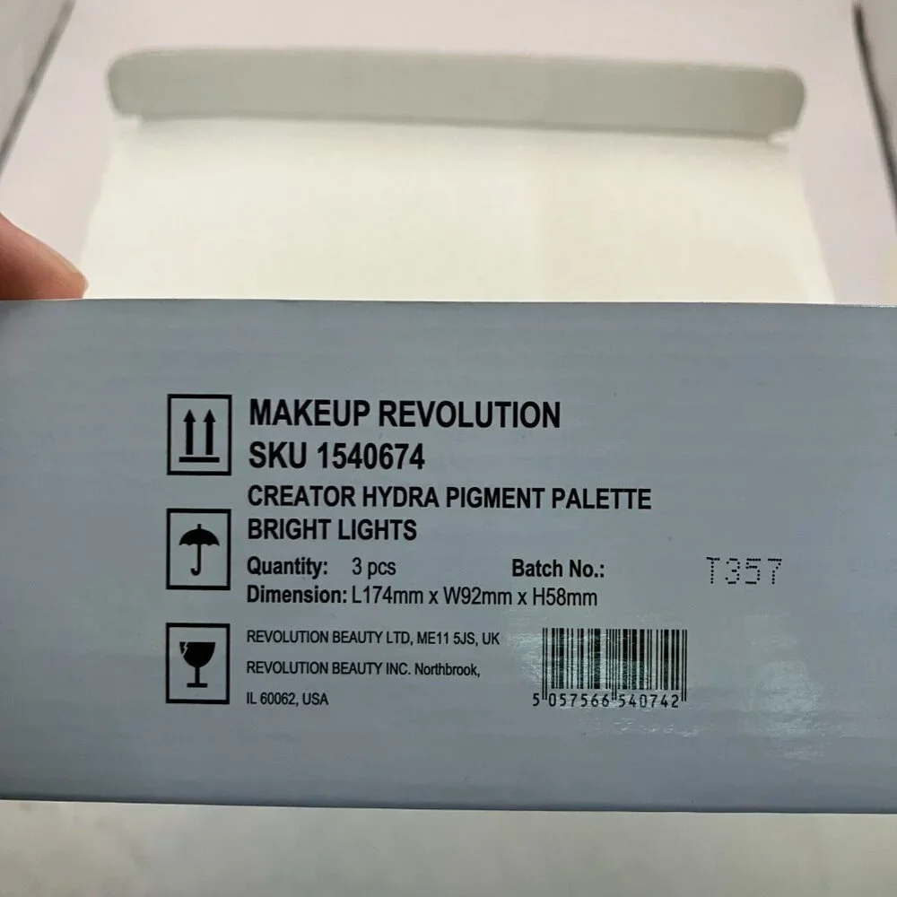 Revolution Creator Hydra Pigment Palette Bright Lights Eyeshadow Lot Of 3 Pcs